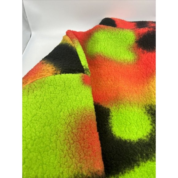 Nike Air Jordan Flight MVP Infrared Heat AOP Deep Pile Fleece DV1611-612 SZ 2XL - Picture 10 of 16